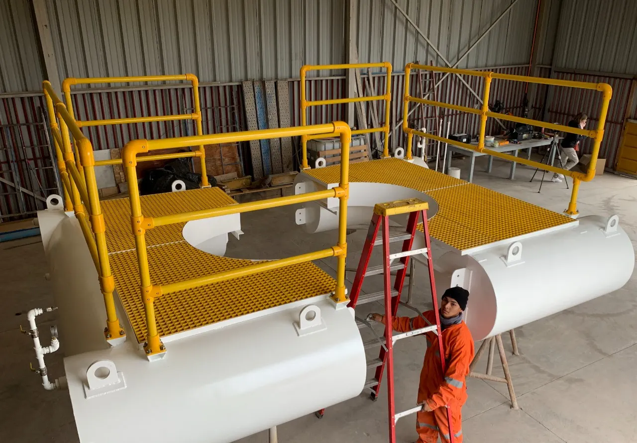 Gittergrate Saferailing