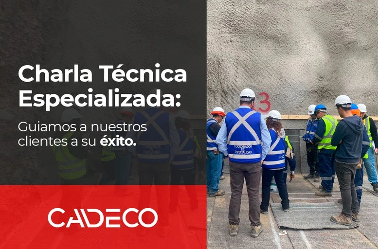 Charla técnica especializada Cadeco